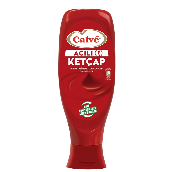 Calve Acılı Ketçap Şişe